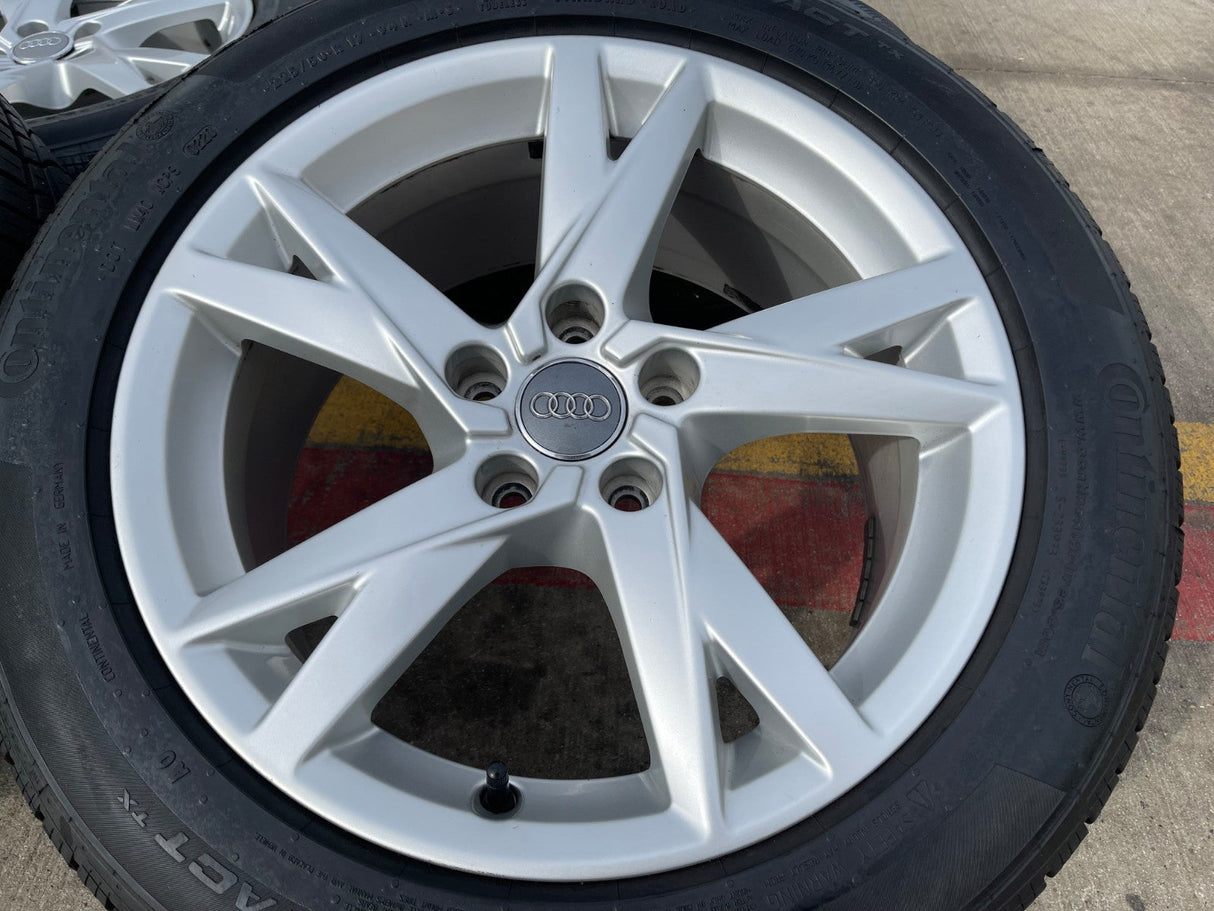 17" Audi A4 OEM 5829 wheels rims A3 A5 A6 tires 2020 2021 2022 2023 2024 2025 Texas Truck Tire