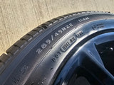 22" Cadillac Escalade black OEM 4804 wheels rims Chevy GMC tires NEW Texas Truck Tire