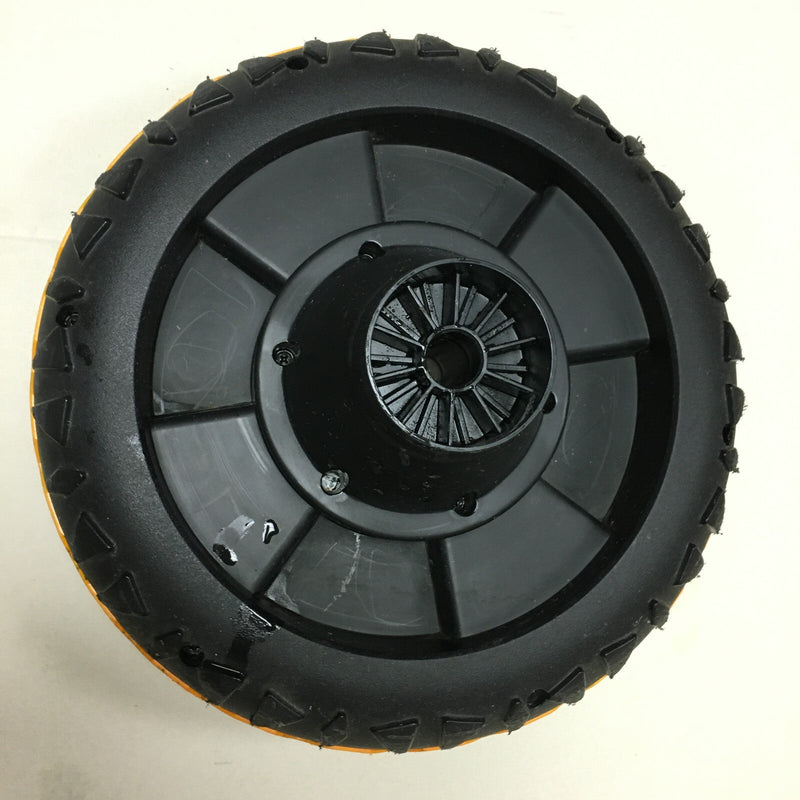 Set of 2 Orange Wild Thing Front Wheel Drive Power Wheels with Caps and Washer