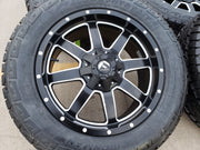 20x9 Fuel Jeep Maverick Wrangler Gladitor wheels rims 33" tires 5x127 5x112 Texas Truck Tire