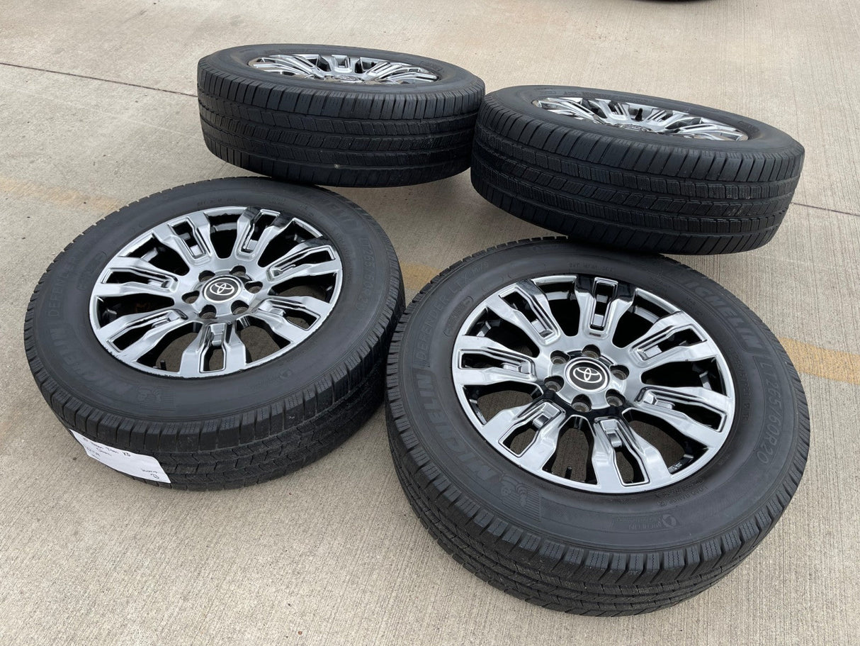 20" Nissan Titan XD OEM 62728 wheels rims tires CHROME DISCOUNTED Texas Truck Tire