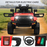 12V Battery-Powered Kids Ride-On Off-Road Truck Toy with Parent Remote Control