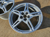 20" 20x11 Chevy Corvette C8 OEM wheel rim 96705 14008 REAR 2023 2024 2025 NEW Texas Truck Tire