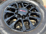 20" GMC AT4 Chevy Silverado Trail Boss 2500 OEM 94030 wheels rims 2025 2026 NEW Texas Truck Tire