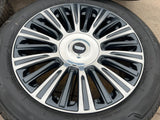 22" Cadillac Escalade Platinum OEM 4876 95167 wheels rims 2022 2023 2024 NEW Texas Truck Tire