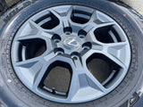 18" Lexus GX550 OEM 10544 wheels rims Land Cruiser Tundra Sequoia NEW FALKEN AT3 Texas Truck Tire