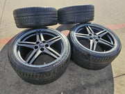19" + 20" Chevy Corvette Z06 C8 OEM FORGED 94027 94028 wheels rims 2024 2026 NEW Texas Truck Tire