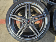 19" + 20" Chevy Corvette Z06 C8 OEM FORGED 94027 94028 wheels rims 2024 2026 NEW Texas Truck Tire