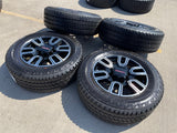 20" GMC Sierra AT4 2500 3500 OEM wheels rims 5950 Silverado BRIDGESTONE A/T Texas Truck Tire