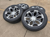 22" Dodge Ram 1500 OEM LIMITED Laramie wheels rims 2685 GRAY 2022 2023 2024 2025 Texas Truck Tire