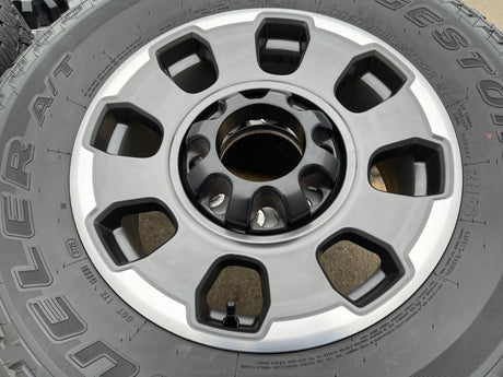 18" Ford F-250 F-350 OEM TREMOR 10482 rims wheels 2024 2025 2026 BRIDGESTONE Texas Truck Tire