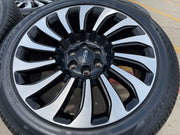 22" Lincoln Navigator OEM rims wheels 10499 95383 Black Label 2024 2025 2026 Texas Truck Tire