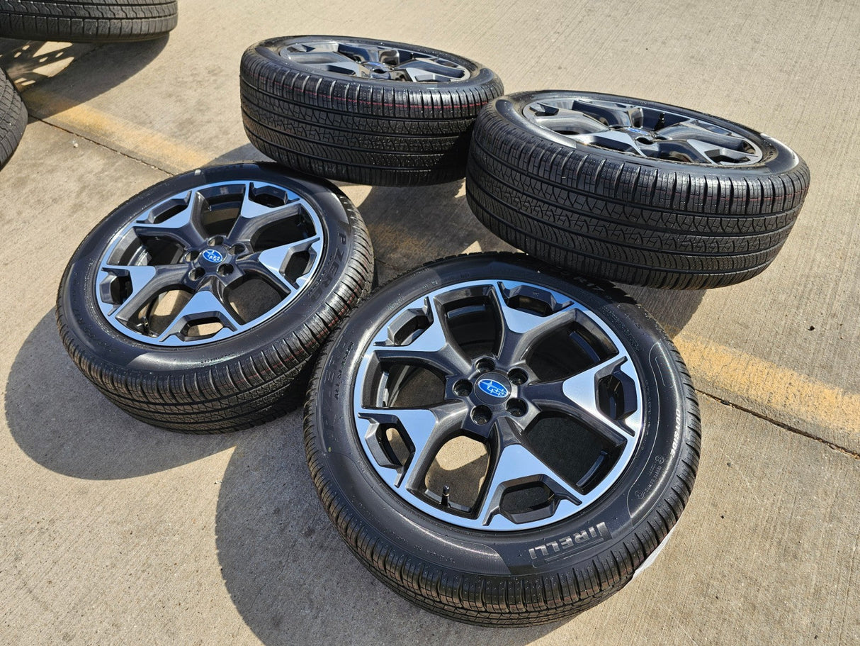 17" Subaru XV Crosstrek OEM 68855 wheels rims tires 2022 2023 2024 2025 2026 NEW Texas Truck Tire