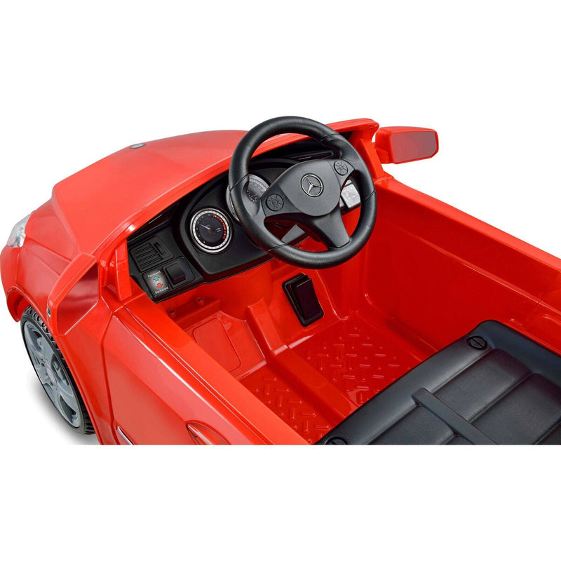 Kid Motorz Mercedes Benz E550 Ride-On Car in Red - 1 Seater, Rechargeable 6-Volt Battery