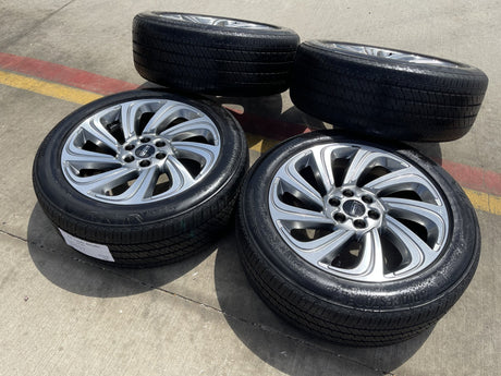 22" Lincoln Navigator BLACK LABEL OEM 10497 rims wheels BRIDGESTONE DISCOUNTED Texas Truck Tire