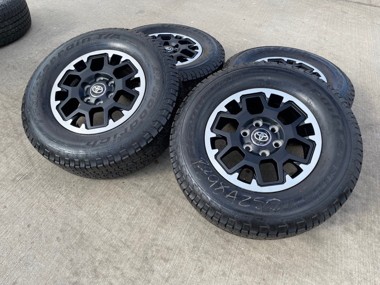 17" Toyota Tacoma 4Runner TRD OEM 10638 wheels rims 2024 2025 2026 BFG NEW Texas Truck Tire