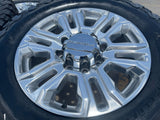 20" GMC Sierra Denali 2500 3500 OEM 5957 wheels rims 2024 2025 NEW BFG KO2 Texas Truck Tire
