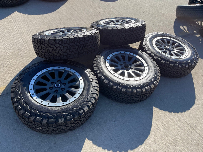 (4) 18" INEOS Grenadier OEM wheels rims beadlock 2023 2024 2025 2026 NEW BFG Texas Truck Tire