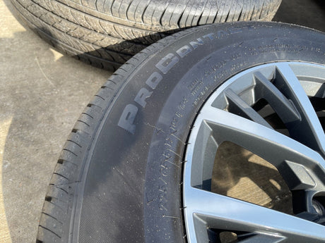 17" VW Tiguan OEM 70037 wheels rims tires 2020 2021 2022 2023 2024 2025 2026 Texas Truck Tire