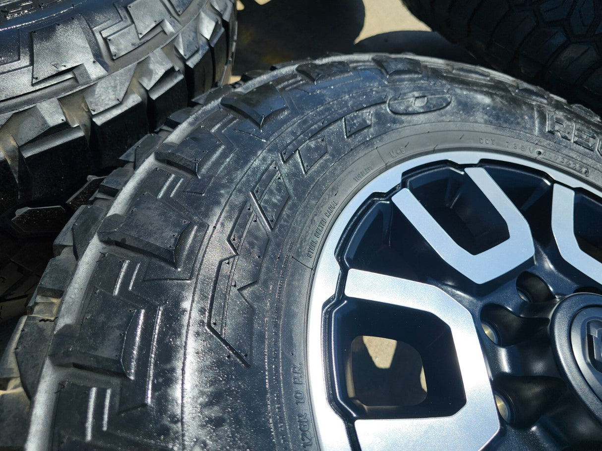 18" Ram 2500 3500 LARAMIE OEM wheels rims 2694 tires 35" NITRO Texas Truck Tire