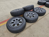 18" Jeep Wrangler Gladiator OEM 9330 wheels rims Grand Cherokee 2024 2025 NEW Texas Truck Tire