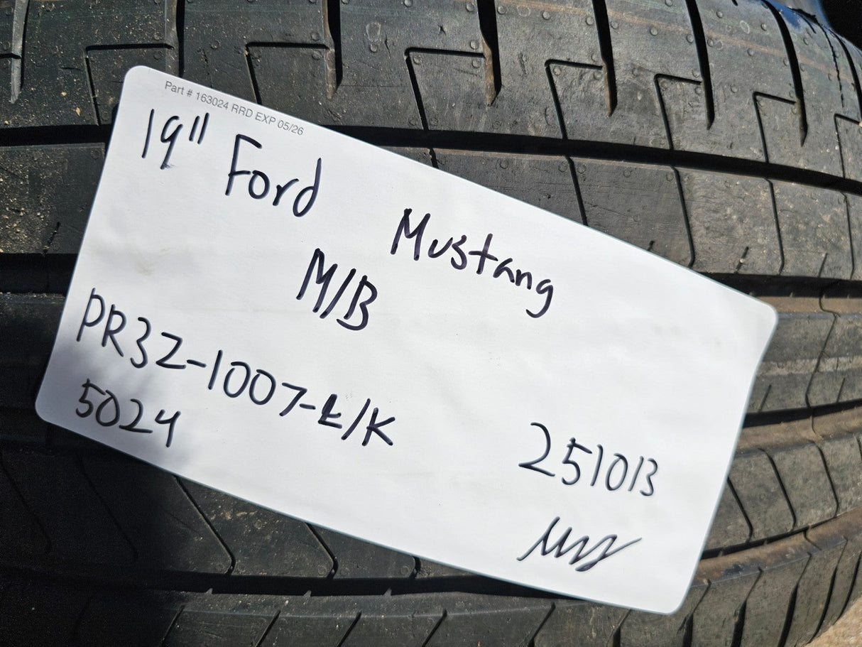19" Ford Mustang GT Track Pack OEM 10600 10603 wheels rims 2025 2026 NEW Texas Truck Tire