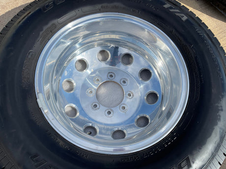 17" Dodge Ram 3500 DUALLY OEM wheel rim 2415 REAR ALCOA 2016 2017 2018 8x165 Texas Truck Tire