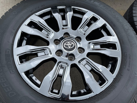 20" Nissan Titan XD OEM 62728 wheels rims tires CHROME DISCOUNTED Texas Truck Tire