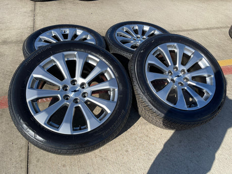 22" Chevy Silverado High Country OEM 5922 wheels rims Tahoe 2024 2025 2026 Texas Truck Tire