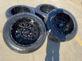 20x12 20" VISION SR599 wheels rims 8x165 8x6.5 Chevy GMC Ram 2500 3500 Texas Truck Tire