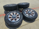 20" Ford F-250 F-350 OEM 10487 LIMITED KING RANCH tan wheels rims 2024 2025 NEW Texas Truck Tire