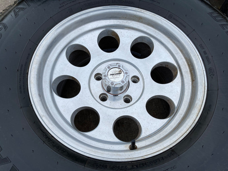 17" 17x9 Pro Comp Series 69 Jeep Wrangler Gladiator 5x127 5x5 wheels rims only Texas Truck Tire