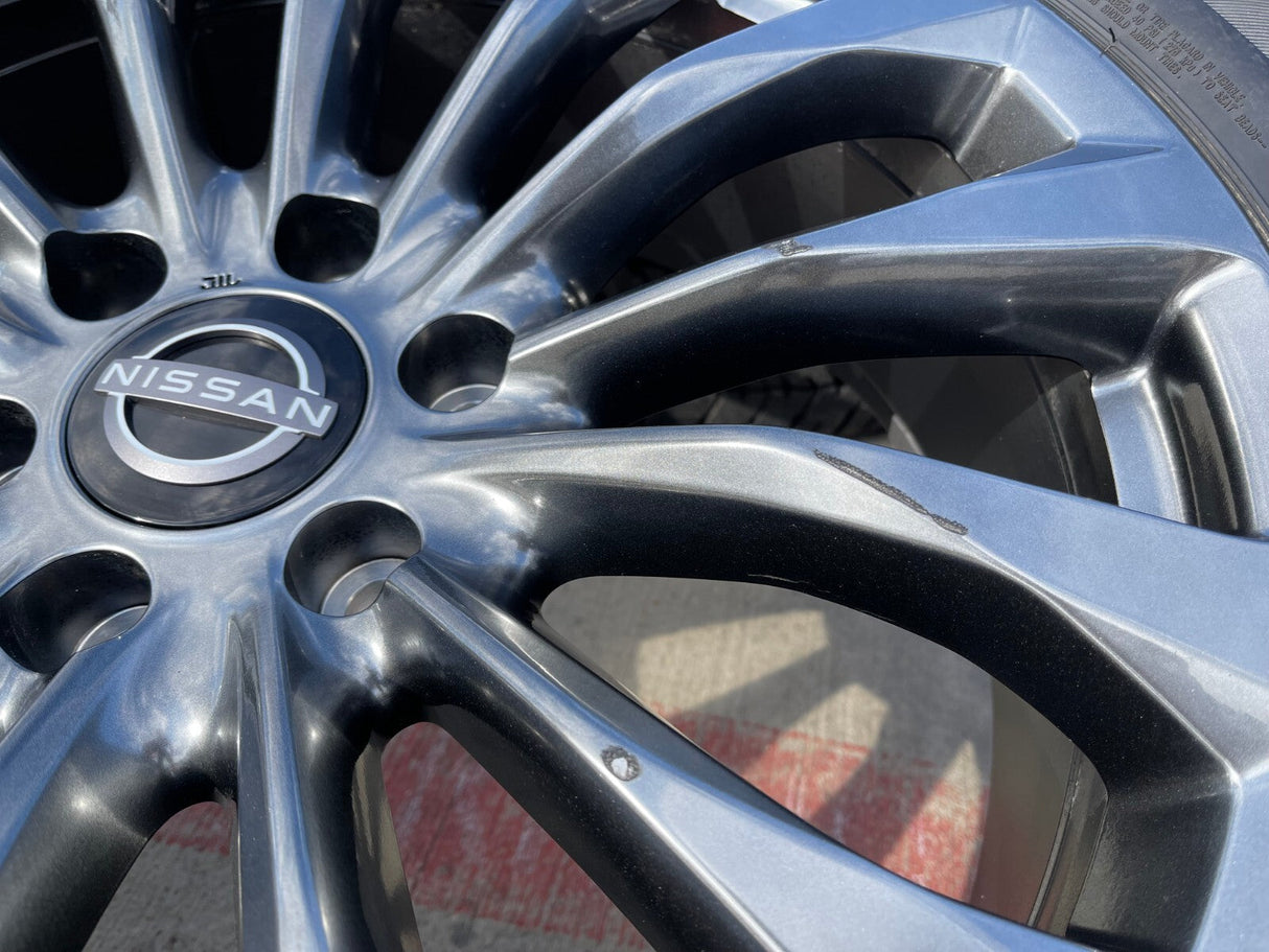 22" Infiniti QX80 QX56 Nissan Titan OEM wheels rims 62799 73770 tires Texas Truck Tire