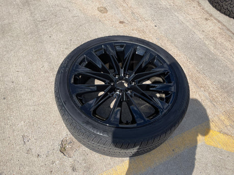 24" Cadillac Escalade V OEM ONYX wheel rim spare 2023 2024 2025 2026 DISCOUNTED Texas Truck Tire