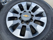 20" Chevy Silverado GMC Sierra AT4 2500 3500 OEM 5960 5947 wheels rims MICHELIN Texas Truck Tire