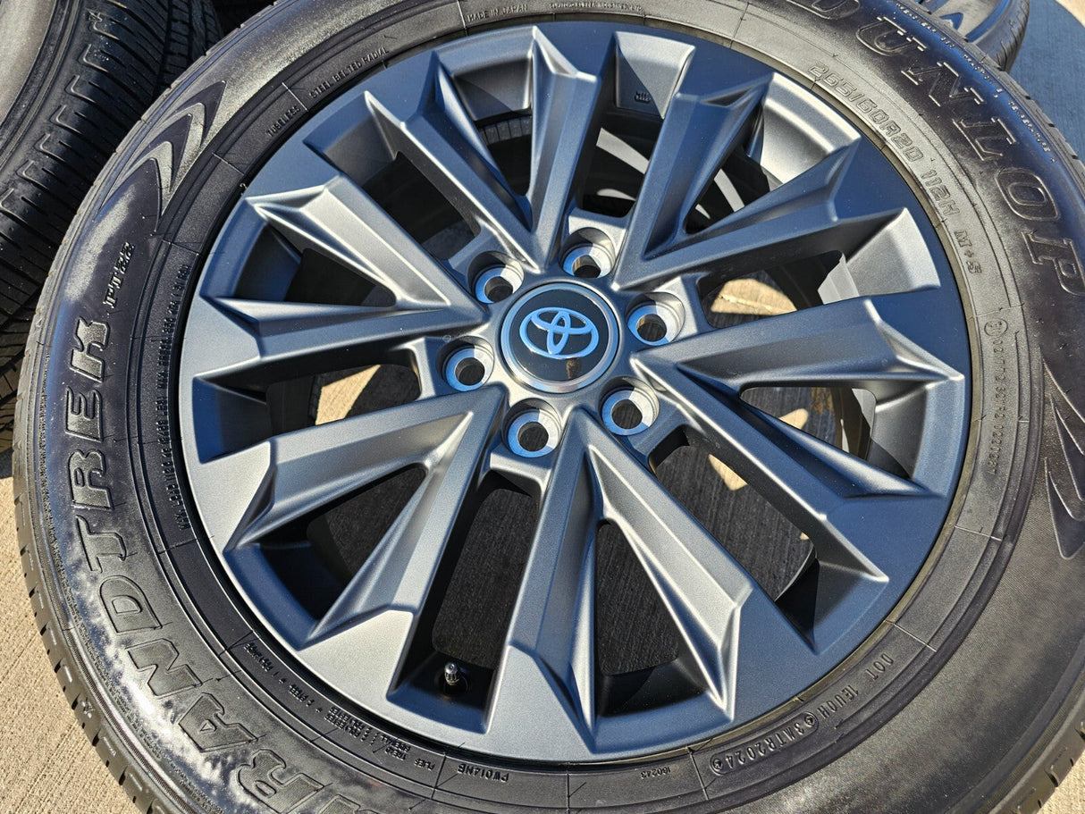 20" Toyota Land Cruiser OEM wheels rims 94057 Tundra Sequoia 2024 2025 2026 NEW Texas Truck Tire