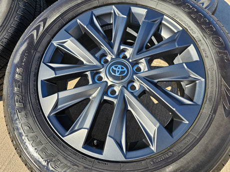 20" Toyota Land Cruiser OEM wheels rims 94057 Tundra Sequoia 2024 2025 2026 NEW Texas Truck Tire