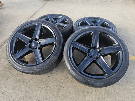 20" Jeep Grand Cherokee SRT Trackhawk 9062 OEM Replica Dodge Journey wheels rims Texas Truck Tire