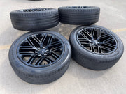 22" Jeep Grand Wagoneer OEM LIMITED 9317 rims wheels RAM 1500 2023 2024 2025 Texas Truck Tire