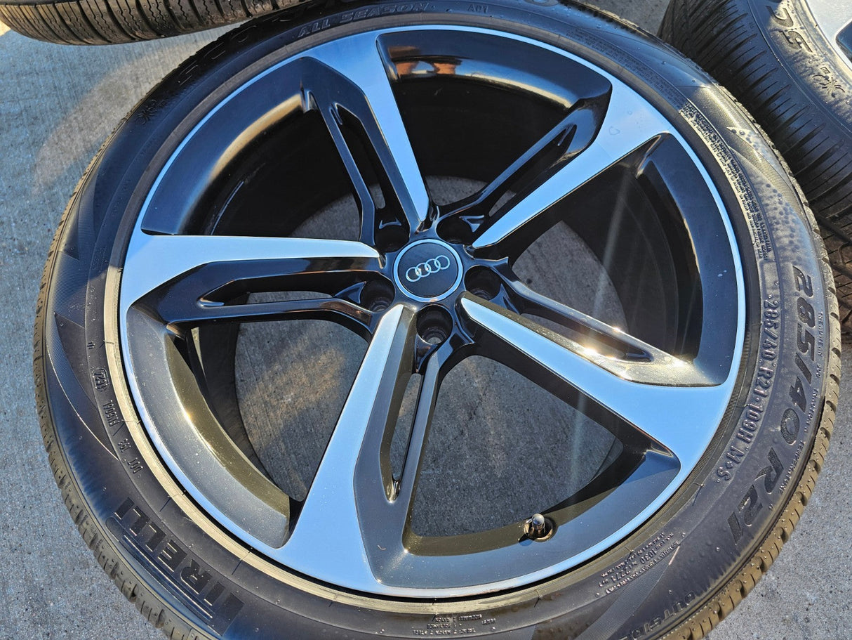 21" Audi SQ5 SQ7 SQ8 OEM wheels rims 58939 Q7 Q8 Q5 RS S PIRELLI Texas Truck Tire