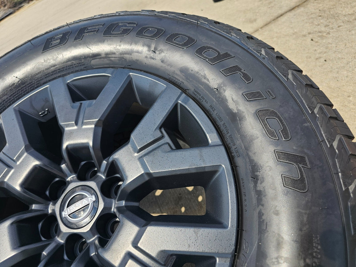 17" Nissan Frontier OEM Desert Runner 62832 wheels rims tires 2023 2024 2025 NEW Texas Truck Tire