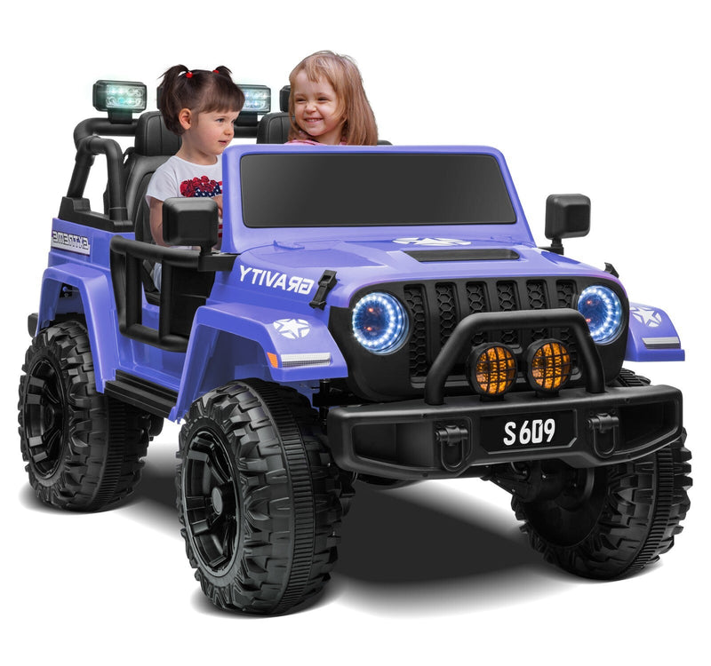 Kids Electric 12V Ride-On Jeep Truck with Remote Control and Powerful Battery