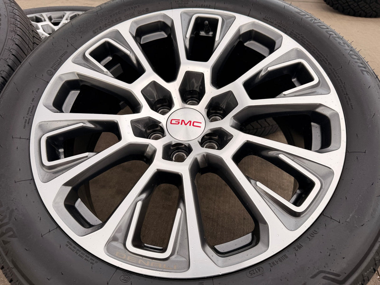 22" GMC Yukon Sierra DENALI OEM wheels rims Tahoe tires 2024 2025 2026 NEW Texas Truck Tire