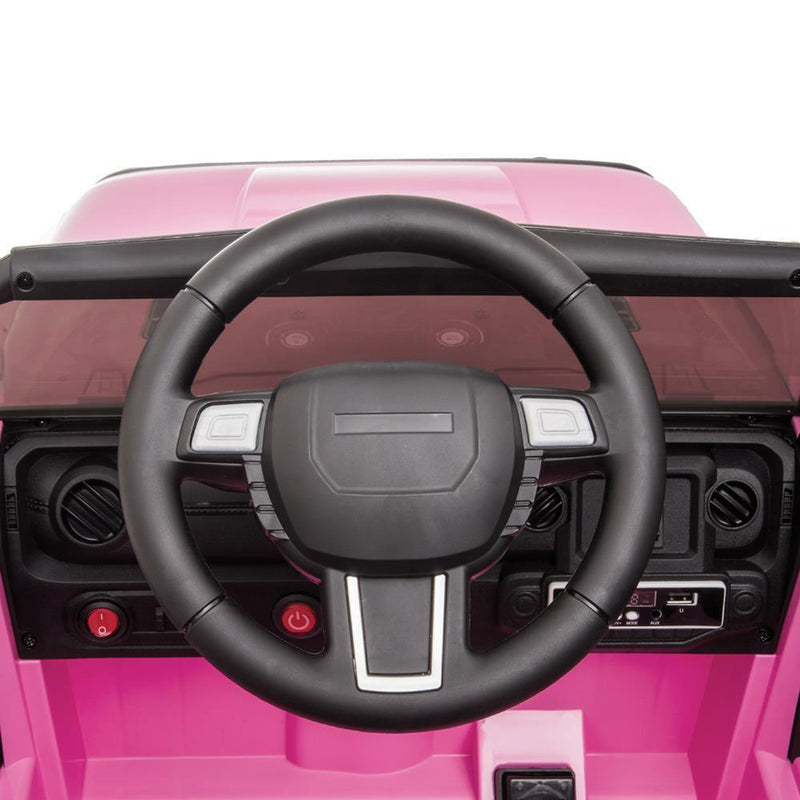 12V Pink Ride On Car Truck for Girls with 3 Speed Modes - Perfect Gift for Kids