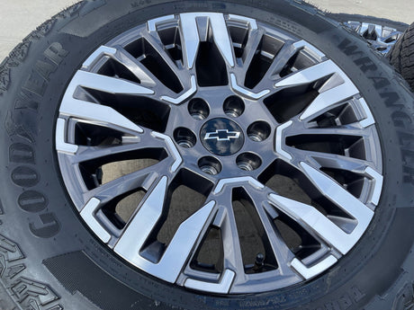 20" Chevy Silverado Z71 GMC Sierra Canyon Colorado OEM wheels rims 2025 2026 Texas Truck Tire