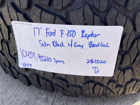 (1) 17" Ford F-150 Raptor OEM BEADLOCK rim wheel 10459 95210 BFG 35" DISCOUNTED Texas Truck Tire
