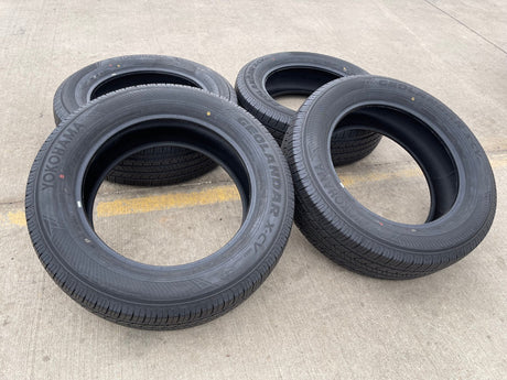 (4) 265/60/20 Yokohama Geolander X-CV tires NEW Sierra Tundra Silverado Texas Truck Tire