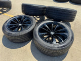 21" Bentley Bentayga OEM wheels rims black Mulliner Continental Flying Spur GT Texas Truck Tire