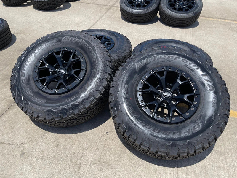 17" Ford F-150 Raptor R OEM BEADLOCK 10460 rims wheels 37" tires BFG Texas Truck Tire
