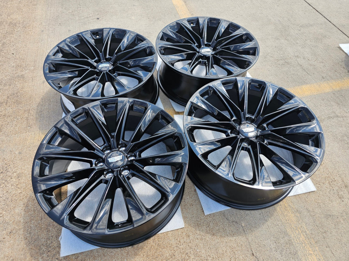 24" Cadillac Escalade V OEM ONYX wheels rims 2023 2024 2025 2026 2027 NEW Texas Truck Tire